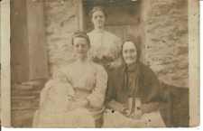 Antique 1890s 4 Generations of Ladies in RPPC Unposted Postcard picture