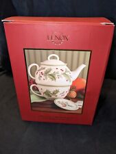 Lenox Holiday Gatherings Stackable Tea Set NIB picture