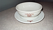 Rare Vintage 1940s 1950s Walker China CAMP FIRE GIRLS Dishes Plate Bowl USA picture