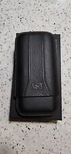 VSB London Black Leather Cigar Case Travel Case - 3 Leather Case picture