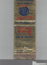 Matchbook Cover - 1949 Ford Dealer George M. Sutton Inglewood, CA picture