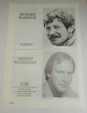 Dennis Waterman New Tricks Minder Sweeney  Original Acting Agency Z-Page  1993 picture