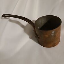 Antique Vtg French Copper pan Pot Copperware stamped Lagorsse Alain Rare 3 1/4