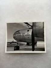 WW2 US Army Air Corps Nose Art “Hellon Wings” Plane Photo (V103 picture