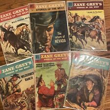 Lot Of 6 Zane Grey’s Stories Of The West (Mid To Late 1950’s) G-/G+ picture