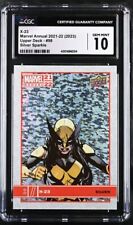 Marvel Annual 2021-22 Silver Sparkle X-23 #98, CGC Graded 10 picture