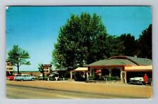 Memphis TN-Tennessee, Shell Lake Motel, Advertising, Vintage c1957 Postcard picture