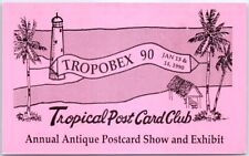 Tropobex 90, Annual Antique Postcard Show & Exhibit, Tropical Post Card Club, FL picture