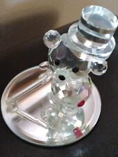 Vintage Crystal De Lites by Manon Teddy Bear With Cane and Top Hat picture