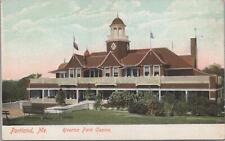 Postcard Riverton Park Casino Portland ME Maine  picture