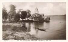 Vintage RPPC Pier Steamer Chautauqua Institution NY Real Photo P292 picture