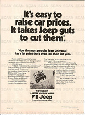 1971 Jeep Vintage Magazine Ad picture