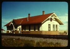 Railroad Slide - Union Pacific Train Station Freight Depot Wamsutter Wyoming WY picture