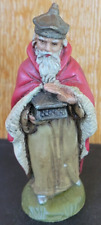Vintage German Nativity Replacement Wise Man Wiseman Rubber Plastic Figure picture