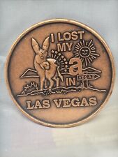 Vintage I Lost My Ass In Las Vegas Large 1972 Penny Souvenir Rare Find Donkey picture