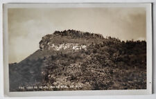C 1920s RPPC THE INDIAN HEAD PROFILE LINCOLN WHITE MOUNTAINS NH EXC picture