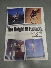 Spalding Sports Equipment Print Ad 1990 8x11 Great To Frame  picture