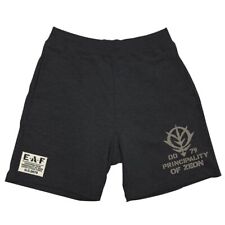 2D Cospa GUNDAM Zeon Earth Army Sweat Shorts BLACK LSize Cotton picture