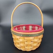 Longaberger 2005 Holiday Hostess Helper Basket+Prot+Liner AVAIL Dec. 2005 Only picture