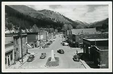 MULLAN IDAHO - BUSINESS SECTION - c1950 RPPC PHOTO POSTCARD by ROSS HALL #H-298 picture