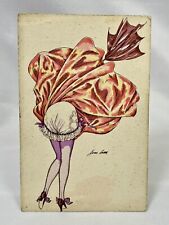 Artist Xavier Sager | Art Deco Elegant | Wind Blowing Up-Skirt | 1910s picture