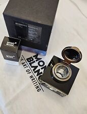 Rare - Montblanc Meisterstuck Crystal Glass Ink Well [unused] picture