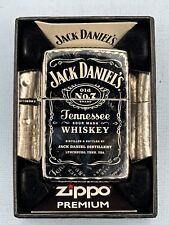 Jack Daniel’s Double Sided Photo 49320 Black Ice Zippo Lighter NEW picture