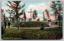 Auriesville New York Memorial Cross Scenic City Landmark DB UNP Postcard picture