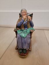 Royal Doulton Bone China Figurine A Stitch in Time HN 2352 Co. 1965 Perfect Mint picture