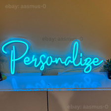 Free Design Neon Sign Vintage Custom Neon Sign Acrylic LED Light Name Signs Bar picture
