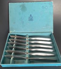 Vintage Modern Birks Stainless Steel Knife Set Sweden picture