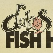 Vintage 1980s Duke's 5th Avenue Fish House Restaurant Menu Seattle Washington picture