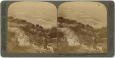 c1900's Underwood Stereoview Card View North from Mt. Tabor Mt. of Beatitudes picture