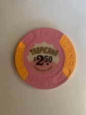 TROPICANA CASINO $2.50 HOUSE CHIP - OBSOLETE - Excellent Condition picture
