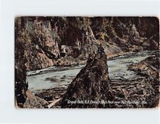 Postcard Grand Falls NB Camels Back Rock near Fort Fairfield Maine USA picture