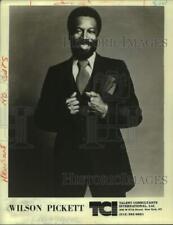 1985 Press Photo Talent Consultants International entertainer Wilson Pickett picture