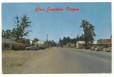 Cave Junction OR Vintage Street View Old Cars Postcard Oregon picture