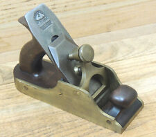 UNMARKED GUNMETAL INFILL SMOOTH PLANE w/CAP CUT OUT-ANTIQUE HAND TOOL picture