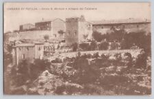 Orsara di Puglia Grotta S. Michele e Abbazia dei Calatrava Postcard 1920s picture