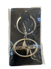 Vintage Scion Toyota Cars Emblem Metal Keychain New In Original Black -Package picture
