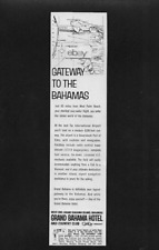 JACK TAR INTERNATIONAL AIRPORT & THE GRAND BAHAMA HOTEL 1964 FLY IN GATEWAY AD picture