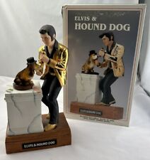 Elvis Decanter Elvis & Hound Dog McCormick Music Box Working Very Good Condition picture