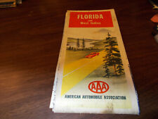 1951 AAA Florida and West Indies Vintage Road Map picture