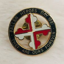 Vtg 1991 Maryland Fallen Heroes Day Enamel Pin - Police FireFighters picture