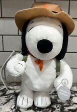 2024 Hallmark Peanuts Beagle Scout Snoopy 12” Plush Sound Motion Commemorative picture
