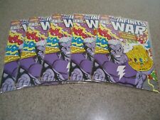 THE INFINITY WAR #6 LOT OF FIVE HIGH GRADE picture
