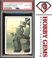 STORMTROOPERS PSA 8 1977 Star Wars Panini Italy Sticker #15 picture