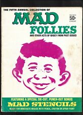 MAD FOLLIES #5 G  (SOME STENCILS) EC (FREE SHIP ON $15 ORDER) picture