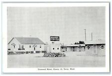 c1940's Diamond Motel Hiway 10 Terry Montana MT Unposted Vintage Postcard picture