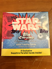2022 Topps Chrome Star Wars Sapphire Edition Factory Sealed Box picture